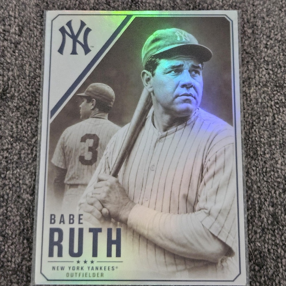 Babe Ruth CUSTOM Baseball Card New York Yankees